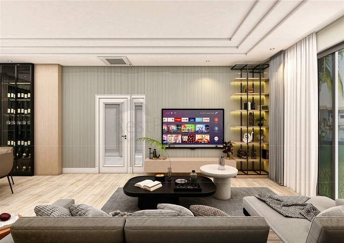 فيلا 5 + 1 في حي ارمينيك انطاليا