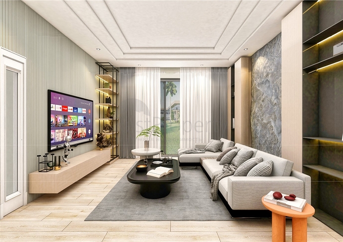 فيلا 5 + 1 في حي ارمينيك انطاليا