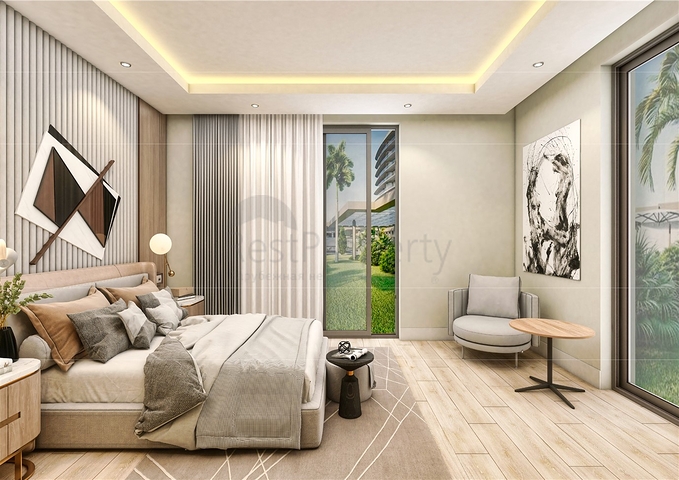 فيلا 5 + 1 في حي ارمينيك انطاليا