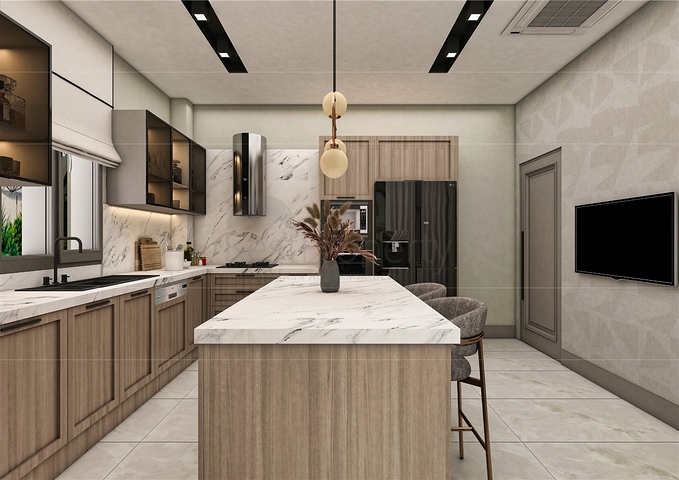 فيلا 5 + 1 في حي ارمينيك انطاليا