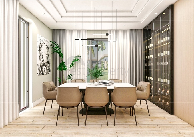 فيلا 5 + 1 في حي ارمينيك انطاليا