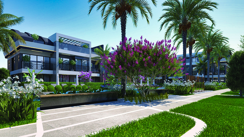 شقق دوبلكس 1+1 و 2+1 في منطقة بيليك أنطاليا