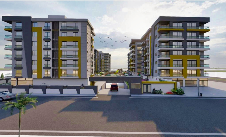 شقق 2+1 ، 3+1 و 4+1 في منطقة كيبيز - أنطاليا