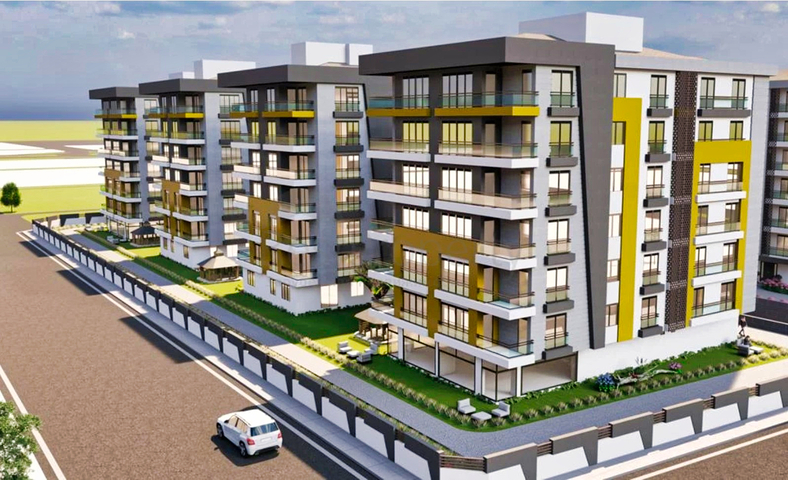 شقق 2+1 ، 3+1 و 4+1 في منطقة كيبيز - أنطاليا