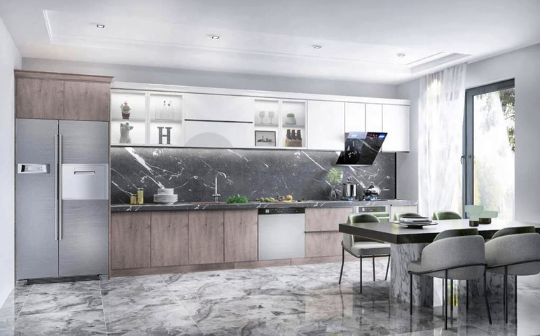 شقق 2+1 ، 3+1 و 4+1 في منطقة كيبيز - أنطاليا