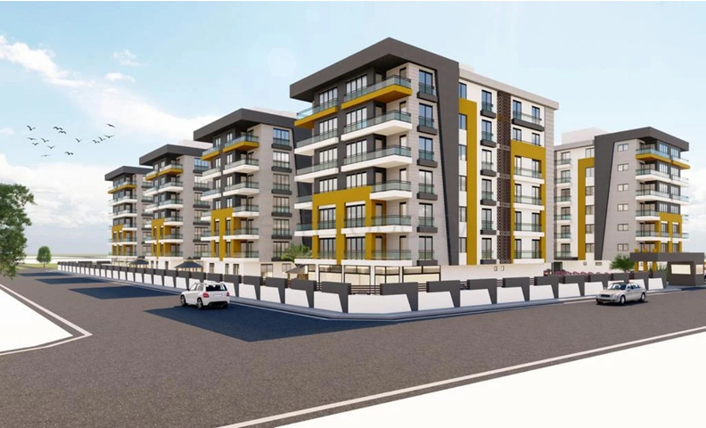 شقق 2+1 ، 3+1 و 4+1 في منطقة كيبيز - أنطاليا