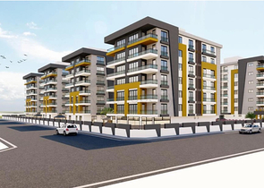 شقق 2+1 ، 3+1 و 4+1 في منطقة كيبيز - أنطاليا