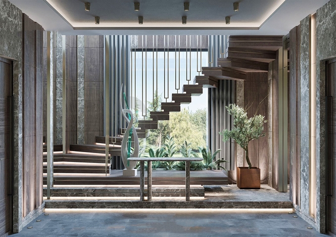 فيلا 6 + 1 في حي إرمينيك أنطاليا