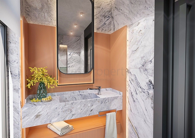 فيلا 6 + 1 في حي إرمينيك أنطاليا