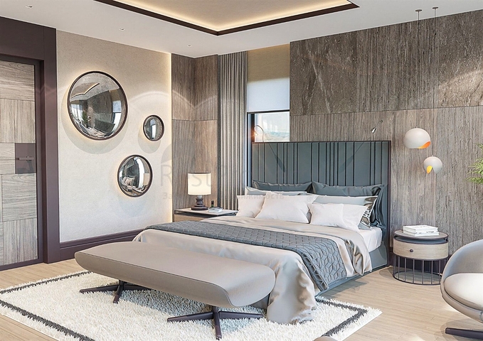 فيلا 6 + 1 في حي إرمينيك أنطاليا