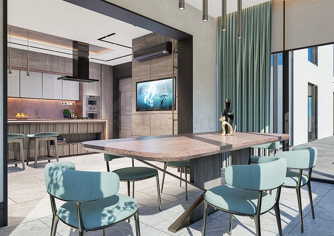 فيلا 6 + 1 في حي إرمينيك أنطاليا