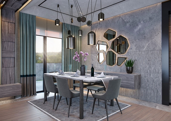 فيلا 6 + 1 في حي إرمينيك أنطاليا