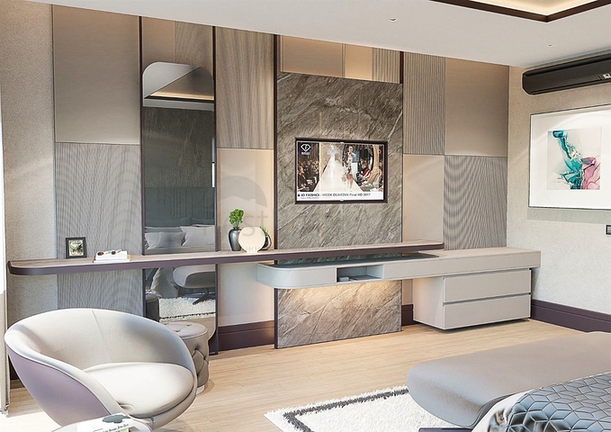 فيلا 6 + 1 في حي إرمينيك أنطاليا