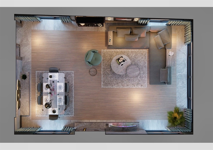 فيلا 6 + 1 في حي إرمينيك أنطاليا