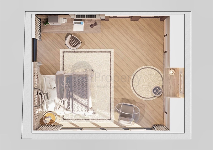 فيلا 6 + 1 في حي إرمينيك أنطاليا