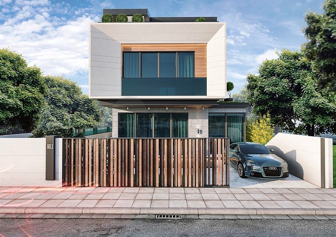 فيلا 6 + 1 في حي إرمينيك أنطاليا