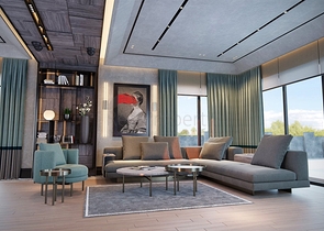 فيلا 6 + 1 في حي إرمينيك أنطاليا