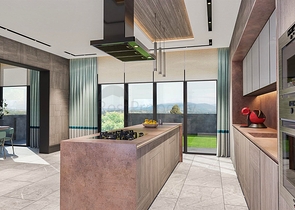 فيلا 6 + 1 في حي إرمينيك أنطاليا