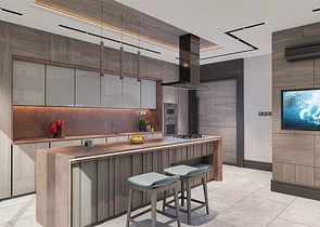 فيلا 6 + 1 في حي إرمينيك أنطاليا