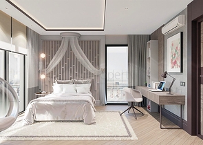 فيلا 6 + 1 في حي إرمينيك أنطاليا