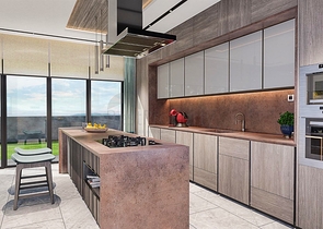 فيلا 6 + 1 في حي إرمينيك أنطاليا