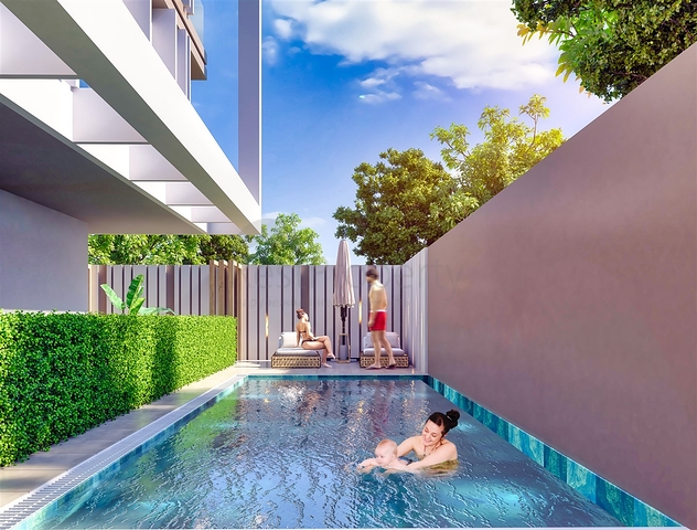 شقق 1+1 ، 2+1 و 3+1 في حي شيرينالي - أنطاليا 