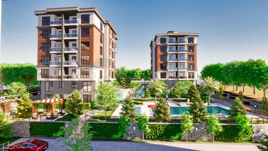 شقة 1+1 في كيبيز-منطقة أنطاليا