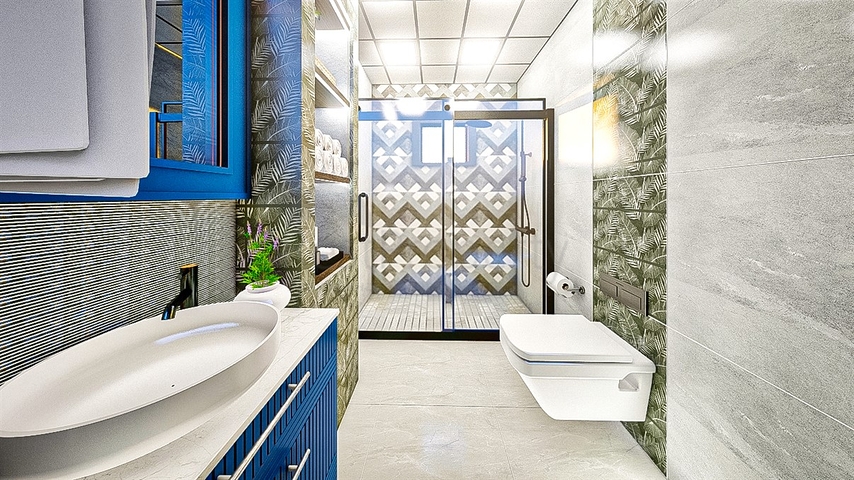 شقة 1+1 في كيبيز-منطقة أنطاليا