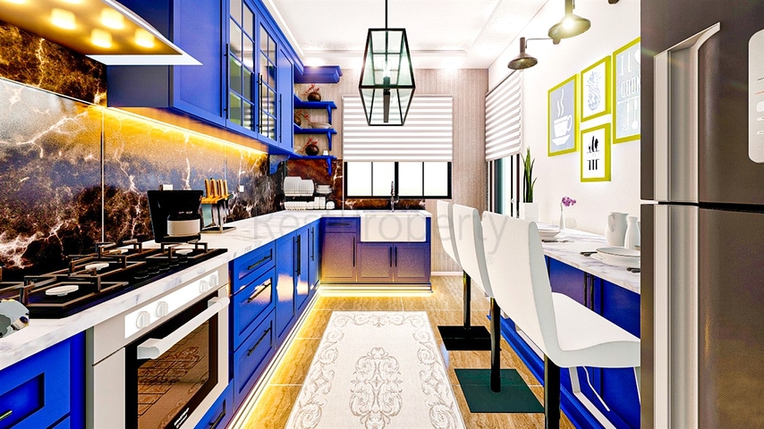 شقة 1+1 في كيبيز-منطقة أنطاليا