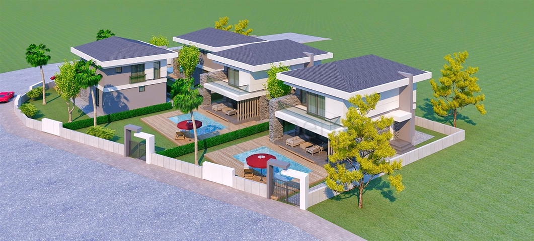 فيلا 4+1 في كيمير-منطقة أنطاليا