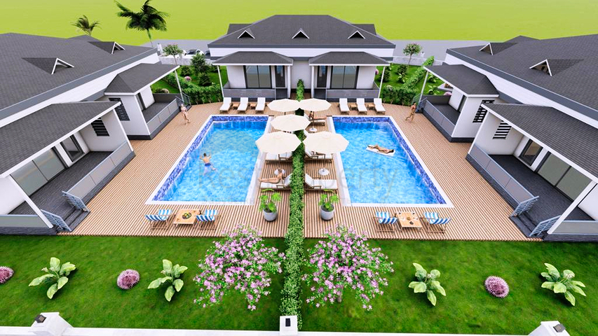 فيلا 3+1 في كيمير-منطقة أنطاليا