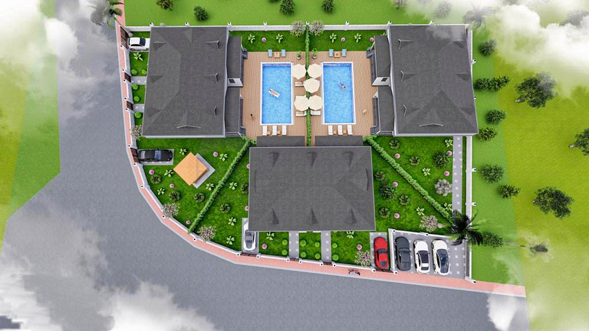 فيلا 3+1 في كيمير-منطقة أنطاليا