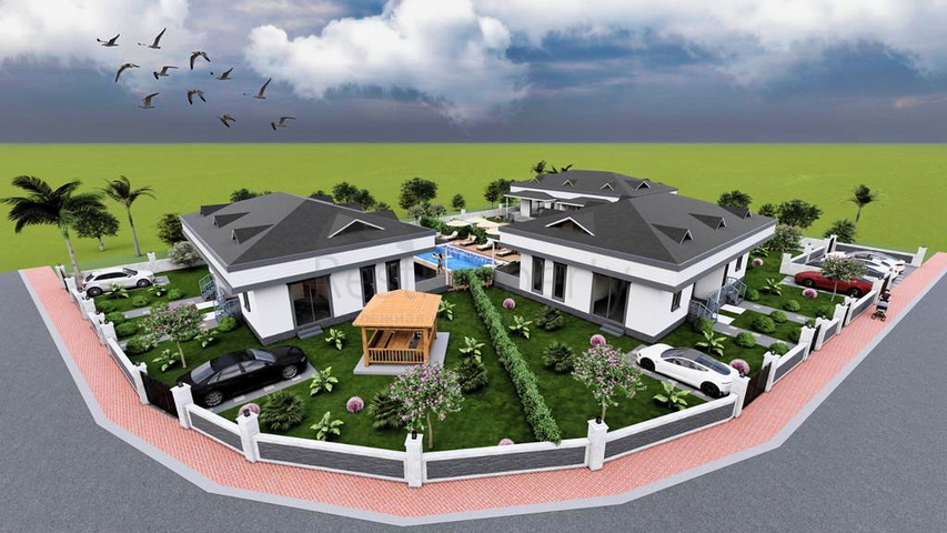 فيلا 3+1 في كيمير-منطقة أنطاليا