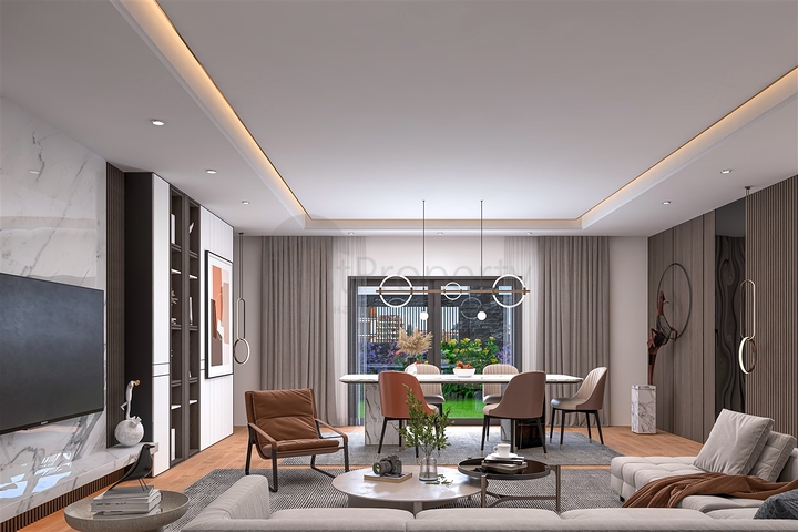 مشروع استثماري لفيلا في منطقة التينتاس-أنطاليا