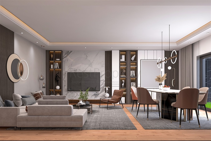 مشروع استثماري لفيلا في منطقة التينتاس-أنطاليا