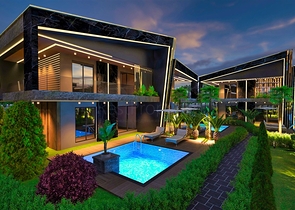 مشروع استثماري لفيلا في منطقة التينتاس-أنطاليا