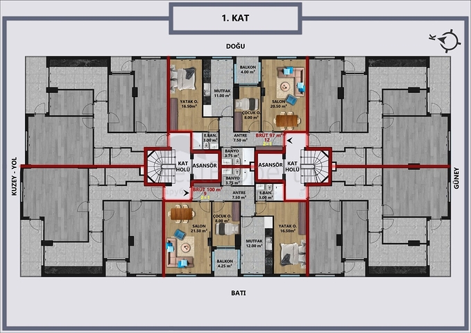 مشروع استثماري في مركز مدينة أنطاليا 