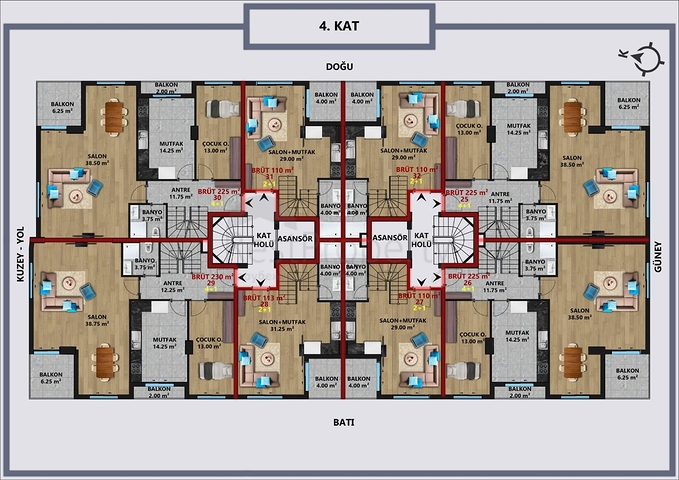 مشروع استثماري في مركز مدينة أنطاليا 