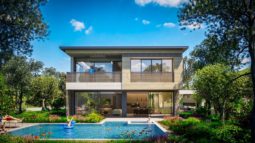 فيلا 4 + 1 في منطقة بيليك أنطاليا 