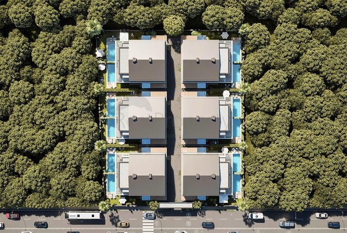 فيلا 4+1 في دوشيمالتي-منطقة أنطاليا