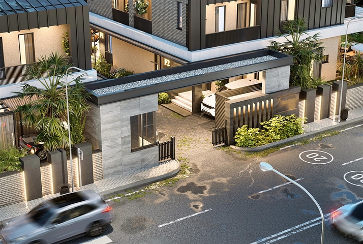 فيلا 4+1 في دوشيمالتي-منطقة أنطاليا