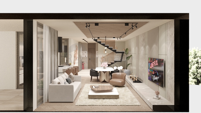 فيلا 4+1 في دوشيمالتي-منطقة أنطاليا