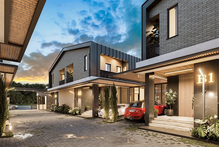 فيلا 4+1 في دوشيمالتي-منطقة أنطاليا