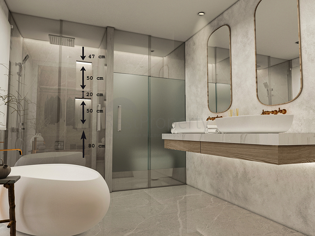 مشروع استثماري لفيلا 3 + 1 في منطقة بيليك - أنطاليا 