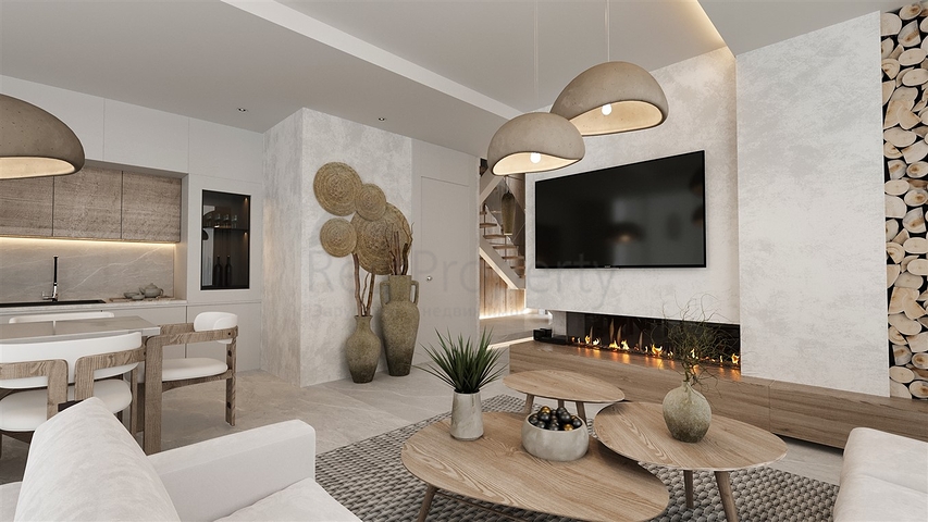 مشروع استثماري لفيلا 3 + 1 في منطقة بيليك - أنطاليا 