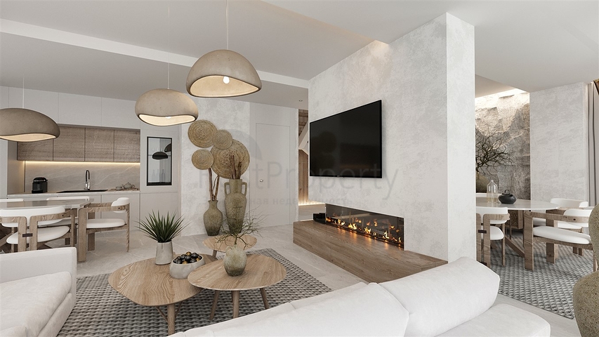 مشروع استثماري لفيلا 3 + 1 في منطقة بيليك - أنطاليا 