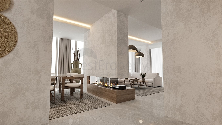 مشروع استثماري لفيلا 3 + 1 في منطقة بيليك - أنطاليا 