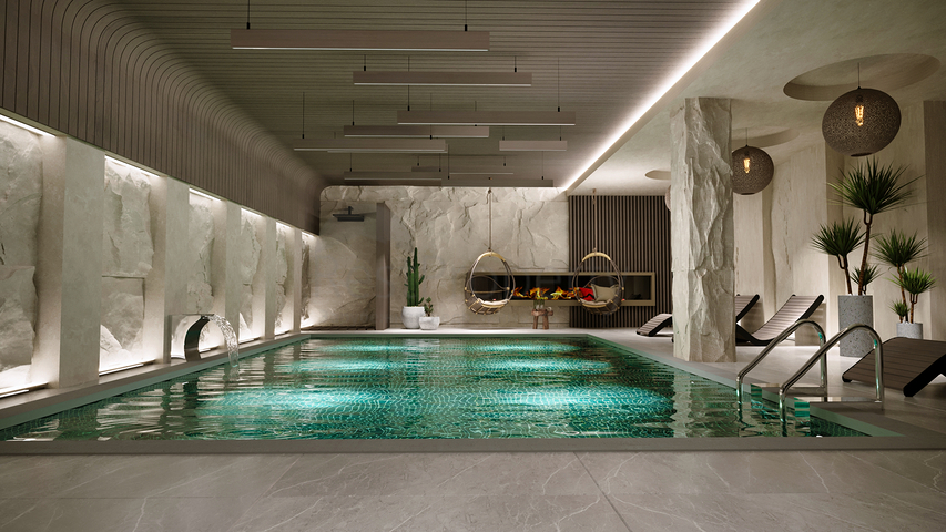 مشروع استثماري لفيلا 3 + 1 في منطقة بيليك - أنطاليا 