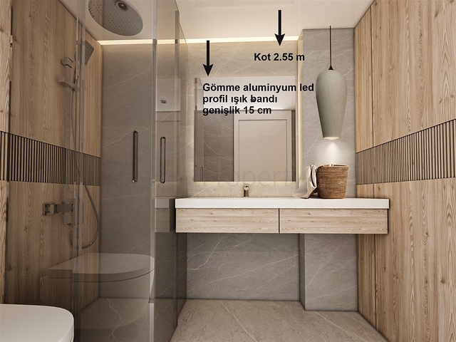 مشروع استثماري لفيلا 3 + 1 في منطقة بيليك - أنطاليا 