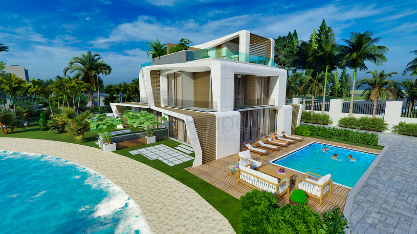 مشروع استثماري لفيلا 3 + 1 في منطقة بيليك - أنطاليا 